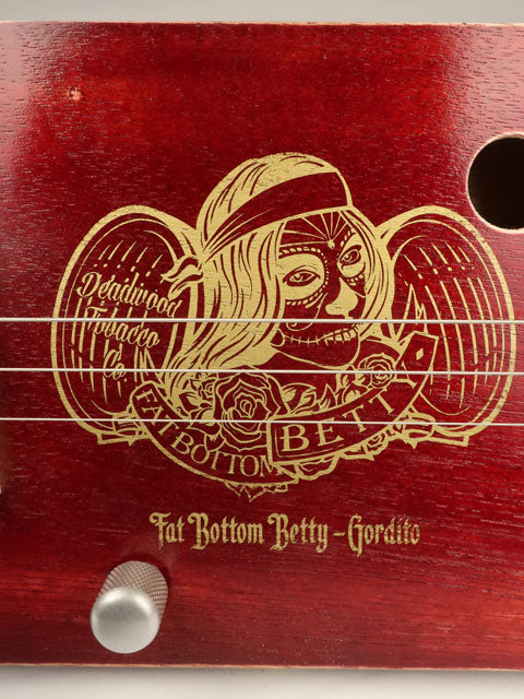 The Fat Bottom Betty 3 String Cigar Box Guitar CBG #2618