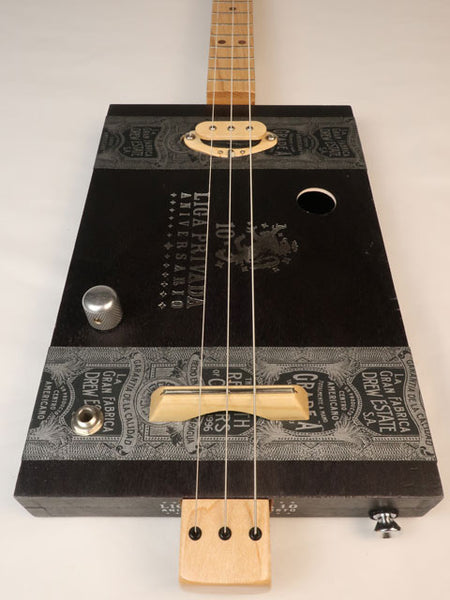 Lefty Liga Privada 3 String Cigar Box Guitar CBG #2594
