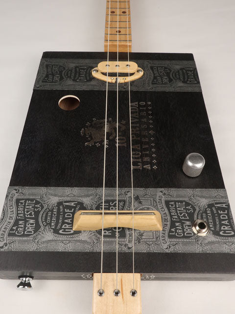 Liga Privada 3 String Cigar Box Guitar CBG #2608
