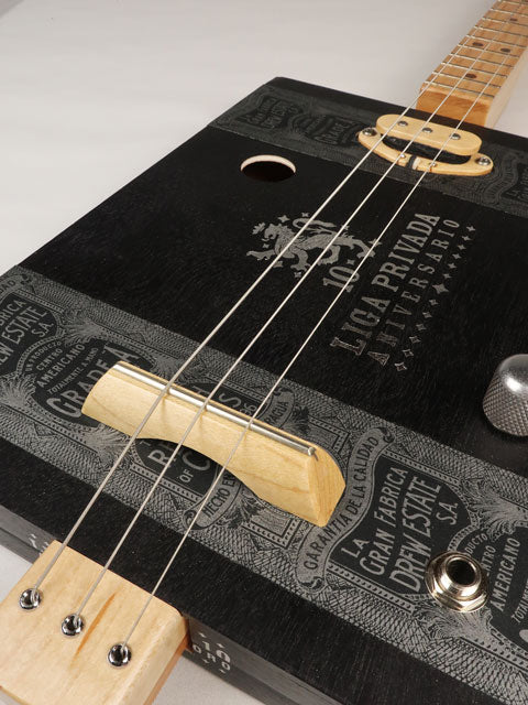 Liga Privada 3 String Cigar Box Guitar CBG #2608