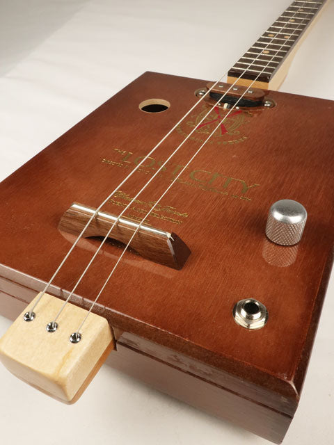 The Lost City 3 String Cigar Box Guitar CBG #2623