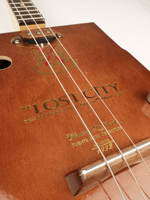 The Lost City 3 String Cigar Box Guitar CBG #2623