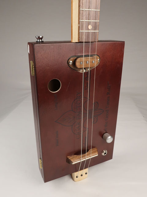 New Orleans Cigar Factory 3 String Cigar Box Guitar CBG #2606