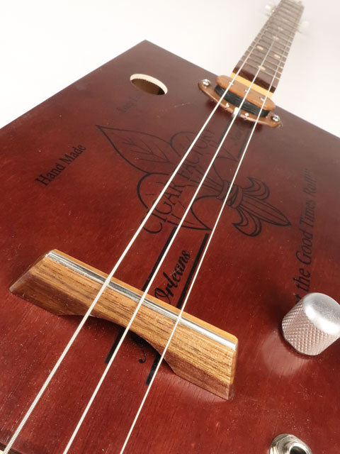 New Orleans Cigar Factory 3 String Cigar Box Guitar CBG #2606