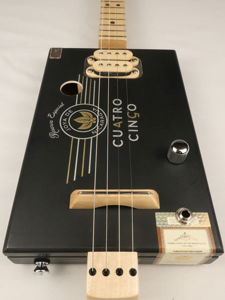 Cuatro Cinco 4 String Cigar Box Guitar CBG #2624