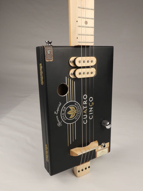 Cuatro Cinco 4 String Cigar Box Guitar CBG #2624