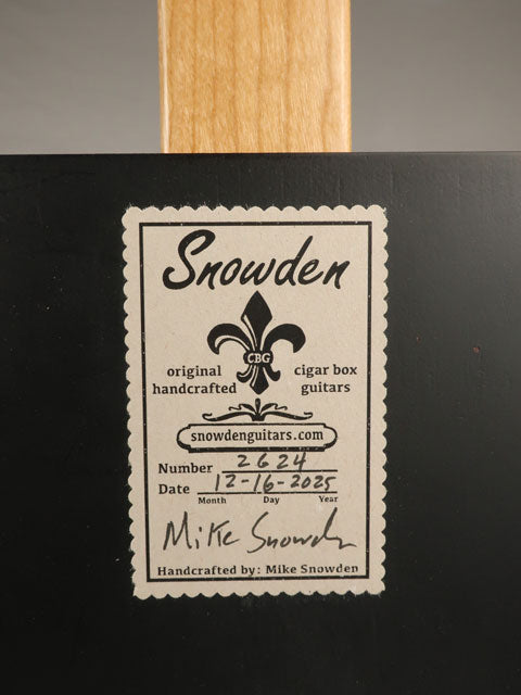 Cuatro Cinco 4 String Cigar Box Guitar CBG #2624