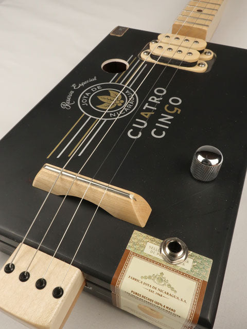 Cuatro Cinco 4 String Cigar Box Guitar CBG #2624