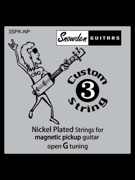 Cigar Box Guitar 3 String Pack Nickel Plated