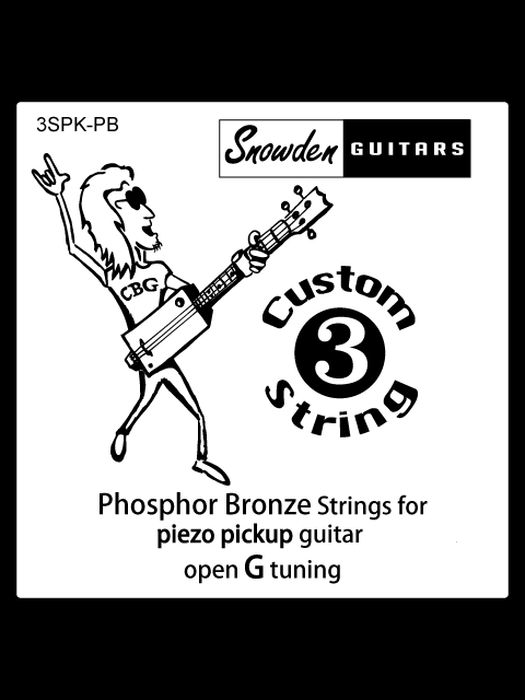Cigar Box Guitar 3 String Phosphor Bronze Pack