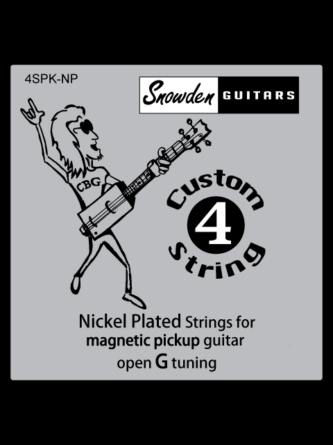 Cigar Box Guitar 4 String Pack Nickel Plated – Snowden Guitars