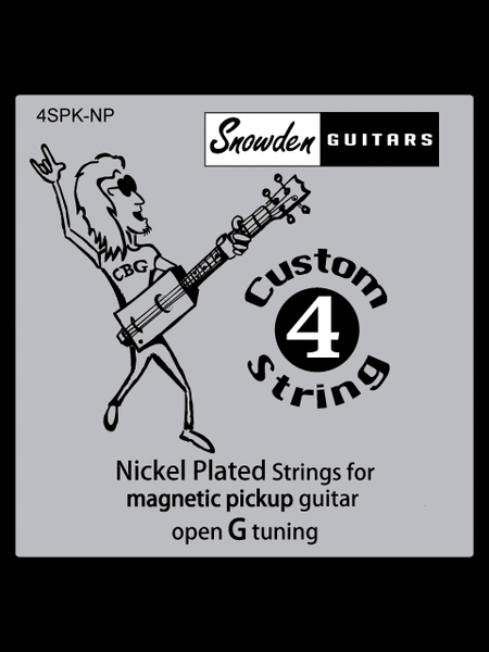 Cigar Box Guitar 4 String Pack Nickel Plated