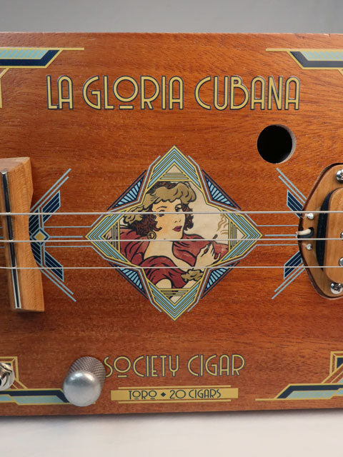 La Gloria 3 String Cigar Box Guitar CBG #2349