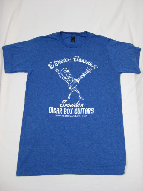 3 String Thursday Cigar Box Guitar T-Shirt