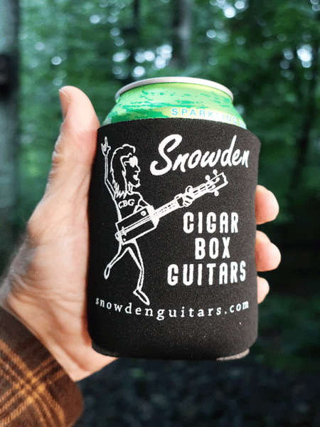 Snowden Cigar Box Guitar Koozie
