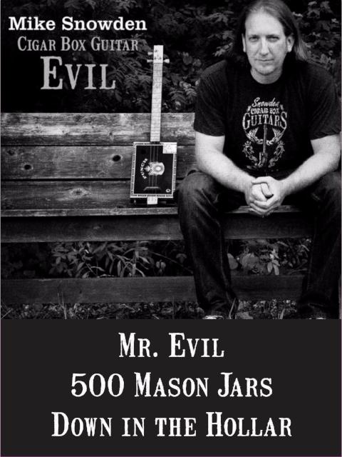 Mike Snowden Cigar Box Guitar EVIL CD [EvilCD]